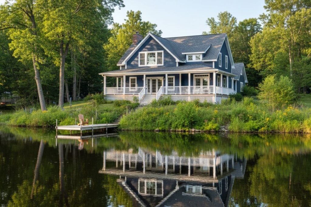 How To Choose Your Lake Home Exterior Paint Colors in 2025