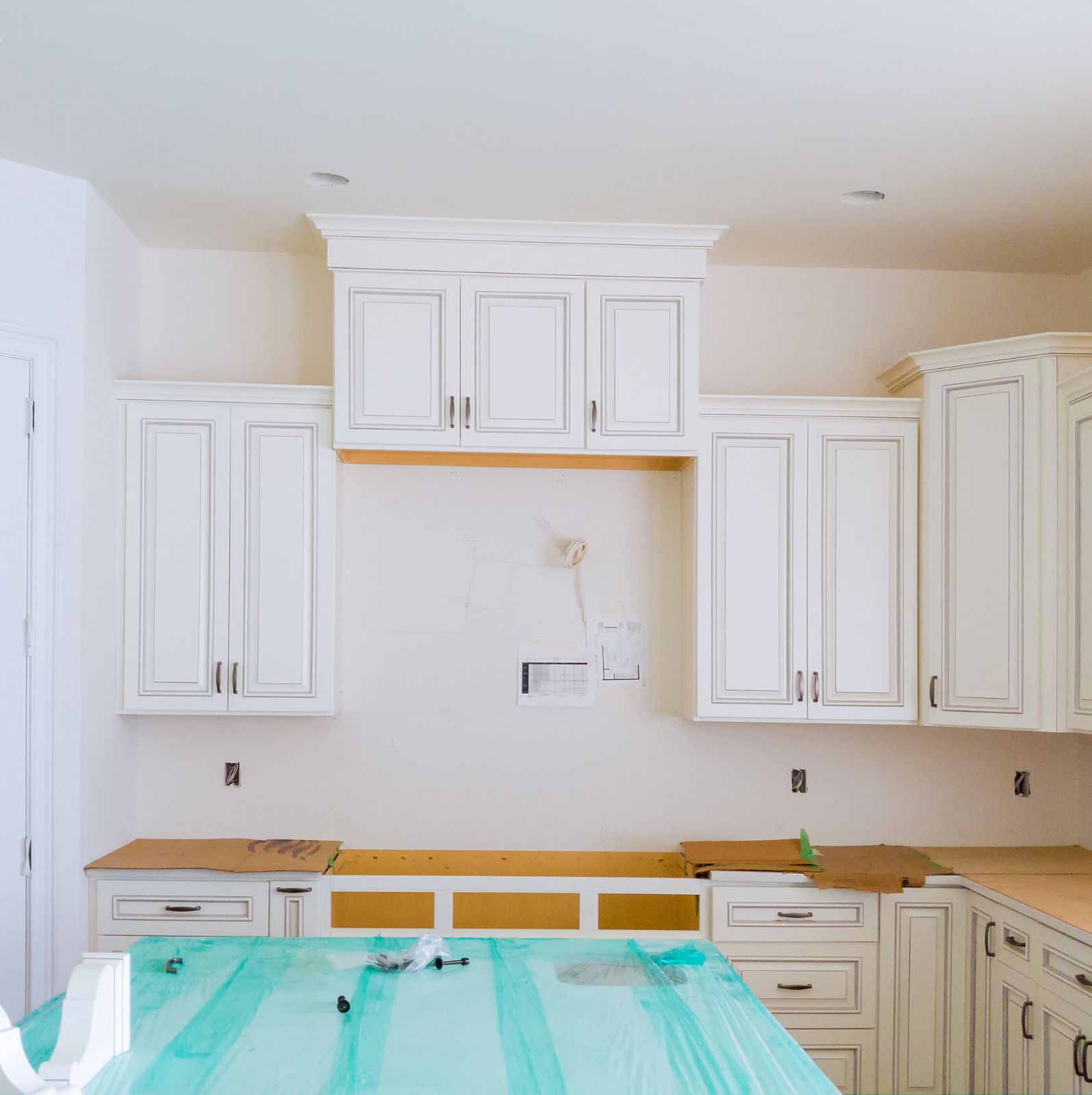 Kitchen cabinet painting project photos in 7700 Mission Rd, Prairie Village